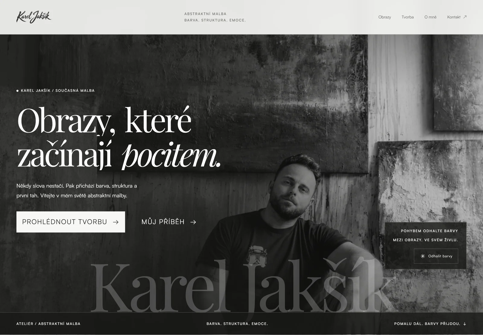Karel Jakšík – úvodní stránka
